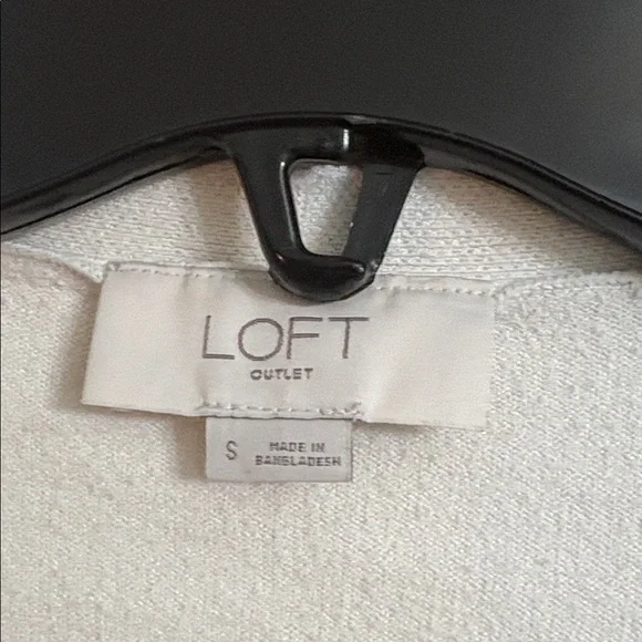 Loft Cream Open Front Cardigan - Picture 3 of 3